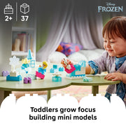 LEGO DUPLO Disney Frozen Creative Box with Elsa and Olaf, 37-Piece Building Set for Toddlers, Ages 2+, 6585487