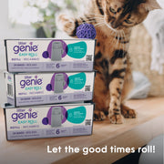 Litter Genie Easy Roll Refill Cat Litter Disposal Bags, Ultimate Odor Control, 24 Count, I000372