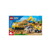 Lego City Construction Trucks And Wrecking Ball Crane 60391 Building Set (235 Pieces) - NO COLOR ONE SIZE