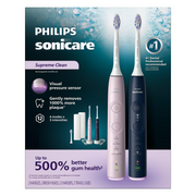 philips Sonicare Supreme Clean Light Pink and Navy