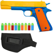 M1911 Bullet Toy Gun for Kids Outdoor Glock Rock Soft Bullet Gun Toy Throwing Case