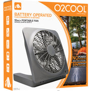 O2COOL FD10101 BATTERY OPERATED 10IN PORTABLE FAN