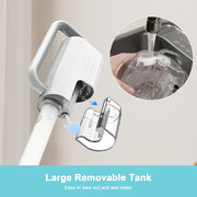 Haoyunduo 6-in-1 Detachable Handheld Steam Mop Cleaner with 2 Microfiber Pads for Hard Floor, Carpet