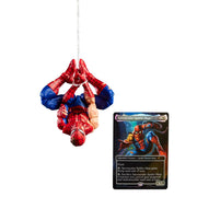 Hasbro Marvel Legends Battle-Damaged Spider-Man Action Figure with Magic: The Gathering Foil Card, 6-Inch, G0638