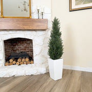 Nafresh Artificial Topiary Trees, 3ft UV Resistant Faux Cedar with Realistic Leaves, Indoor Outdoor Decor, 2 Pack