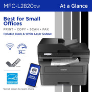 Brother MFC-L2820DW Wireless All-in-One Laser Printer