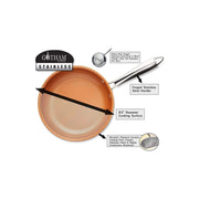 Gotham Steel 2142 Stainless Steel Premium 2 Piece Frying Pan Set