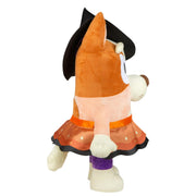 Bingo Halloween Greeter, Bluey Show Holiday Standing Greeter with Witch Hat, 2 Ft Tall