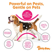 Zesty Paws Flea & Tick Bites for Dogs, 60 Count