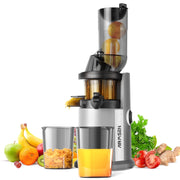 AIRMSEN KS-1507 Cold Press Juicer Machines, Silver
