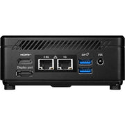 MSI Cubi 5 12M Mini PC, Intel Core i5-1235U, 16GB DDR4 RAM, 256GB SSD, WiFi 6E, Bluetooth 5.2, Dual LAN, Thunderbolt 4, HDMI, Black
