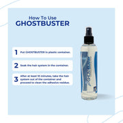 Professional Hair Labs Ghostbuster Wig Adhesive Remover, Fast-Acting Natural Citrus Spray, 8oz, Clear, PHL-GB8