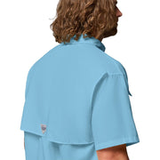Columbia Bahama Short-Sleeve Button-Down Shirt - Vintage Blue - M