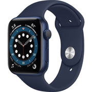 Apple Watch Gen 6 Series 6 44mm Blue Aluminum - Deep Navy Sport Band M00J3LL/A