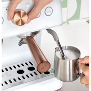 Cafe C7CESAS4RW3 Bellissimo Semi Automatic Espresso Machine Coffee Maker Matte White