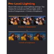 Insta360 Flow Creator Kit Smartphone Gimbal with AI Tracking, 3-Axis Stabilization, Integrated Selfie Stick, All-Purpose Tripod, Portable Foldable, Snow White, CINSABBACW