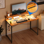Casacomoda 48 inch Computer Desk with Monitor Stand, Vintage