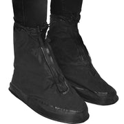 Galashield Rain Shoe Covers, Waterproof Reusable Overshoes with Non-Slip Rubber Sole, Black, XX-Large