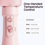 Wavytalk 5 in 1 Hot Air Brush Set, Multi Hair Styler with Five Interchangeable Heads, 1000W Motor, Pink
