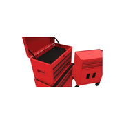 Hyper Tough 20-Inch Heavy Duty Steel Tool Chest, 300 lb Capacity, Red, Caster Wheels, 803-979-0194