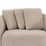 Living Style Group 2772-6423F-80K Beautiful Drew Chair by Drew Barrymore Fawn Cord