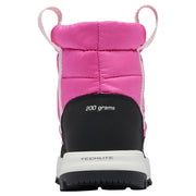 Columbia Snowtrot Mid Boots for Kids, Pink Ice/Satin Pink, 6 Kids