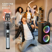 JYX T9 500W Powerful Karaoke Singing Machine - Black