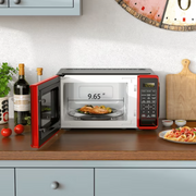 Mainstays Small Microwave Oven Countertop, Red