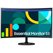 Samsung LS27D36CGANXZA S36CG Series 27-Inch Curved Monitor, 100Hz Refresh Rate, 4ms Response Time, Full HD 1080P, Black