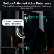 Wyze Battery Video Doorbell Wireless Camera, 1536x1536 HD+, Color Night Vision, 150150 Head-to-Toe View, Wire-Free or Wired Power, Two-Way Audio, Bluetooth Setup