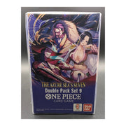 Bandai One Piece Card Game Double Pack Set 9 The Azure Sea's Seven Booster Packs Blue Packaging OP14-EB04