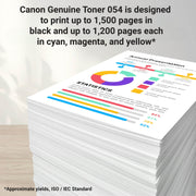 Canon CRG 054K 3024C001 (054) Toner, 1,500 Page-Yield, Black