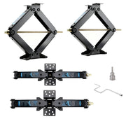 Kohree 24 Inch 9500lbs RV Trailer Stabilizer Leveling Scissor Jacks Set of 4 with Crank Handle and Drill Bit