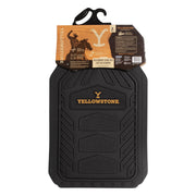 Plasticolor Yellowstone WeatherPro Front Floor Mats, Heavy Duty Flexible Rubber, Universal Fit with Trim-to-Fit Design, Black, Set of 4, 001453R01