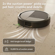 iRobot Roomba 1110 Combo Robot Vacuum & Mop, 15000Pa Suction, AutoEmpty Dock with 90 Days Debris Storage, LiDAR Navigation, SmartScrub Deep Mopping, Carpet & Hard Floors, Y454020