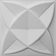 Art3d Art3d2125W Flower 11.8 in. x 11.8 in. Plant Fiber Textured 3D Wall Panels (33-Pack)