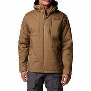 Columbia Montague Falls III Men's Insulated Winter Jacket, Delta Blue, Fitted, Omni-Heat Reflective Lining, Omni-Shield Water Repellent, Adjustable Hood and Cuffs, Multiple Pockets, XL, 2088601