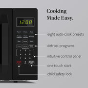 Farberware FMO11WEIBK 1.1 Cu. Ft. 1000-Watt Compact Microwave Oven, Black