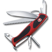 Victorinox Ranger 78 M Grip Swiss Army Knife, 12 Functions, Swiss Made Pocket Knife with Large Lock Blade