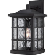 Quoizel SNN8409K Stonington 15-in H Mystic Black Medium Base (E-26) Outdoor Wall Light