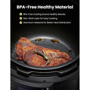 COMFEE 6QT Electric Pressure Cooker, 9-in-1 Multi Cooker with 13 Presets, Non-Stick Pot, Black, CPC60114MBMS