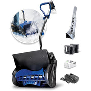 Snow Joe 24v-ss13-max 24v-ss13-max 24V ION+ Cordless Snow Shovel, Blue and Black, 13 Inch, with 4Ah Battery