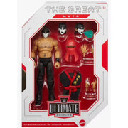 Mattel WWE Wrestling Ultimate Edition The Great Muta Action Figure, Black, 6-Inch, Collectible with Swappable Parts
