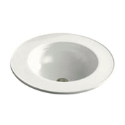 KOHLER K-2282-0 Camber Self-Rimming Bathroom Sink, White