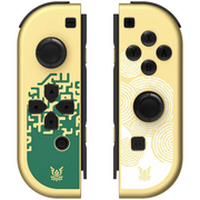 Hexamurby Wireless Game Controller with Dual Vibration, Wake-Up Function, Motion Control, Gold and Green for Nintendo Switch OLED Lite