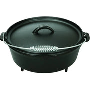 Ozark Trail G2609-A01 5-Quart Cast Iron Dutch Oven with Spiral Bail Handle