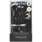 Profusion Cosmetics Harry Potter Deathly Hallows Blend Makeup Brush and Sponge Set, 5-Piece