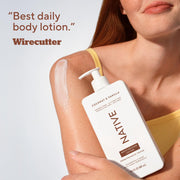 Native Body Lotion, Coconut & Vanilla, Plant-Based Moisturizers, Paraben-Free, 16.5 fl oz Pump Bottle