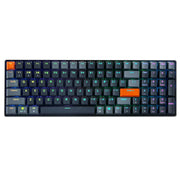 Adesso EasyTouch 1200 Mechanical Keyboard, Mini, Wired Wireless Bluetooth, Multi-OS Layout, RGB Backlit, Red Switch, Hot-Swappable, VIA Programmable, Copilot AI Hotkey