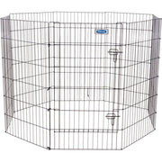 Petmate 55014 42-Inch by 24-Inch 8 Panels Exercise Pen with Step Through Door